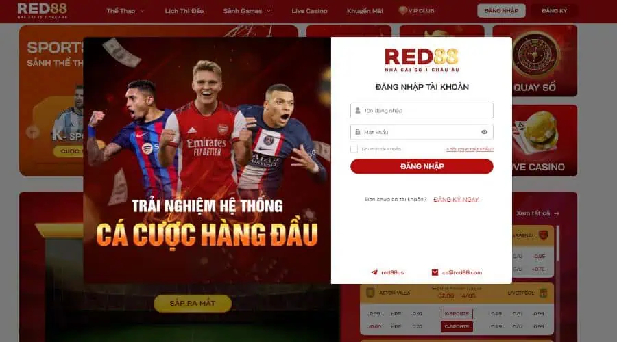 Các bước đăng nhập 