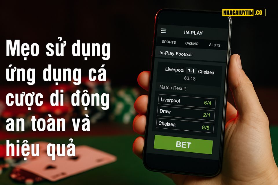 Mẹo sử dụng ứng dụng cá cược di động an toàn và hiệu quả
