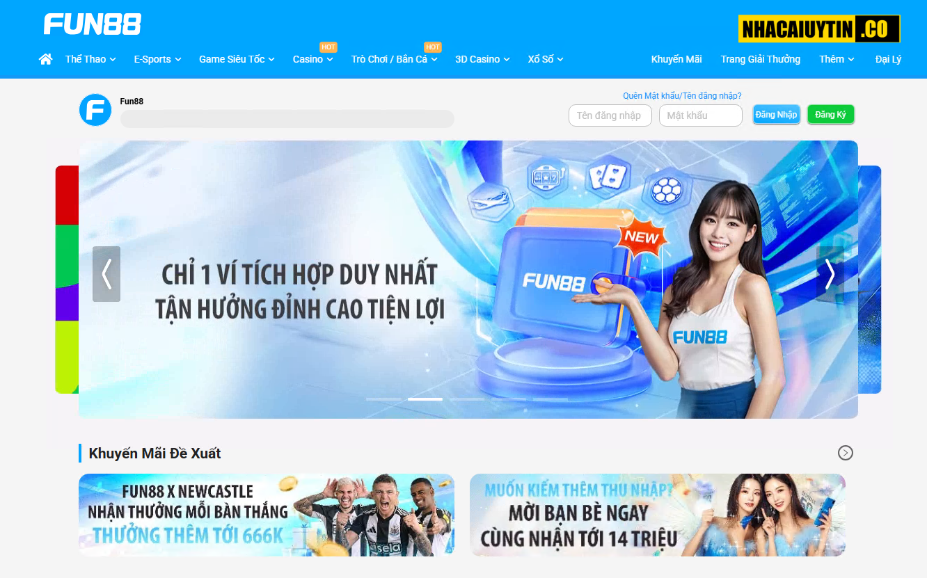 Nhà cái Fun88